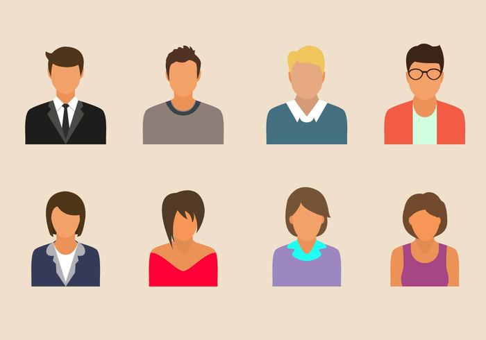 Guía Inbound Marketing: aprende a crear tus buyer persona 1 Free Personas Vector Collection