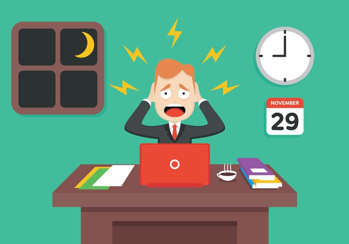 5 Errores en Landing Page que destruyen tus conversiones 4 Vector Busy Businessman (1)