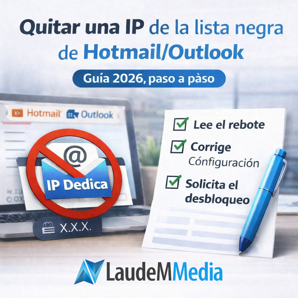 Quitar IP lista negra Hotmail: Guía 2026 para desbloquear IP Outlook paso a paso