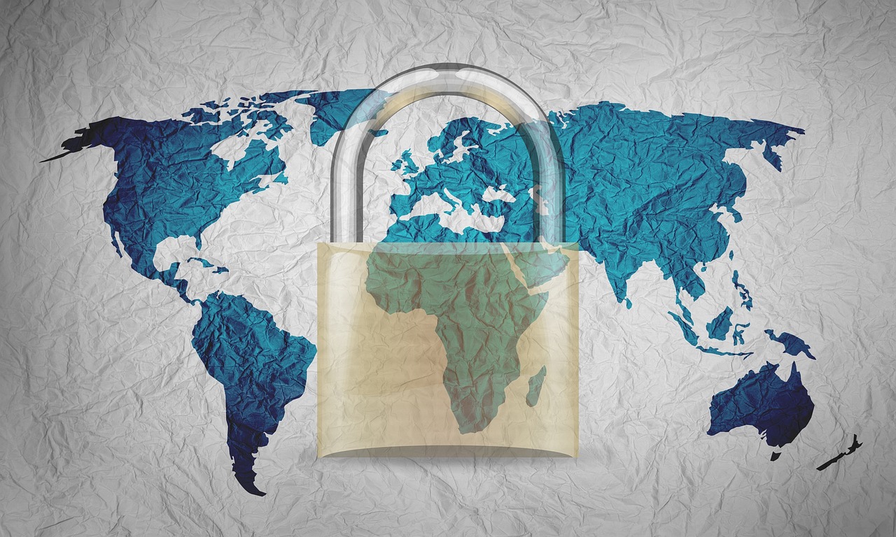 Concepto de seguridad y cifrado de datos en la nube