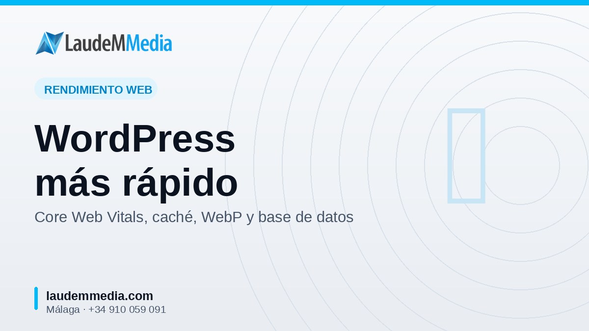 Cómo mejorar el rendimiento de tu WordPress: guía técnica real 1 Cómo mejorar el rendimiento de tu WordPress: guía técnica real