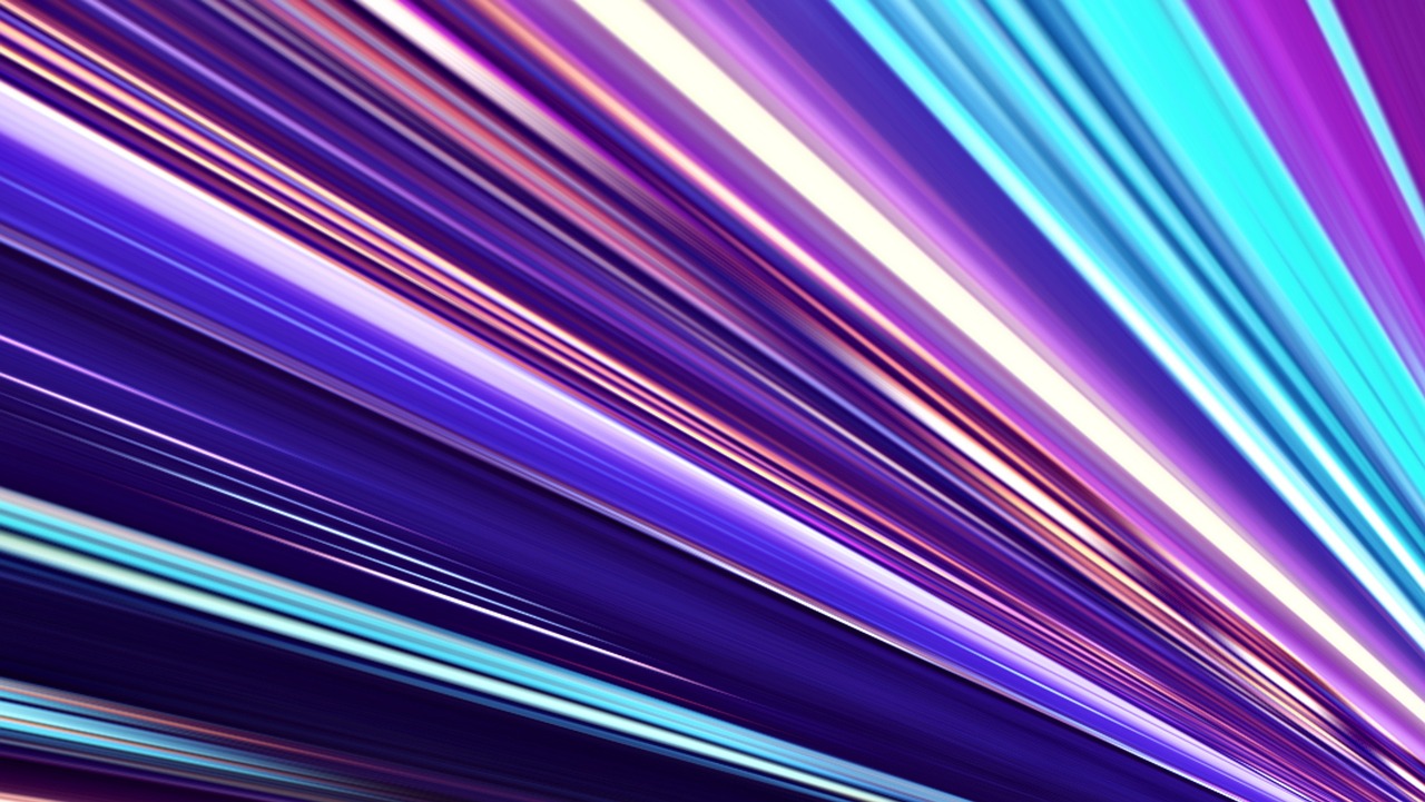 Formas de colores animadas como las de un vídeo de motion graphics